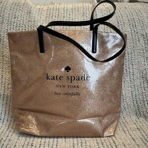 Kate Spade Sparkly Rose Gold Tote
